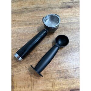 Casabrews 3700 Essential Portafilter 2 Cup Filter 3 Ears Compatible Scoop Tamper